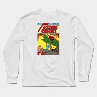 Future Christmas Comics Cover Vintege Fan Art Long Sleeve T-Shirt